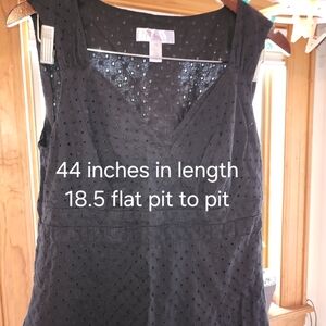 Chic Black Eyelet Dress